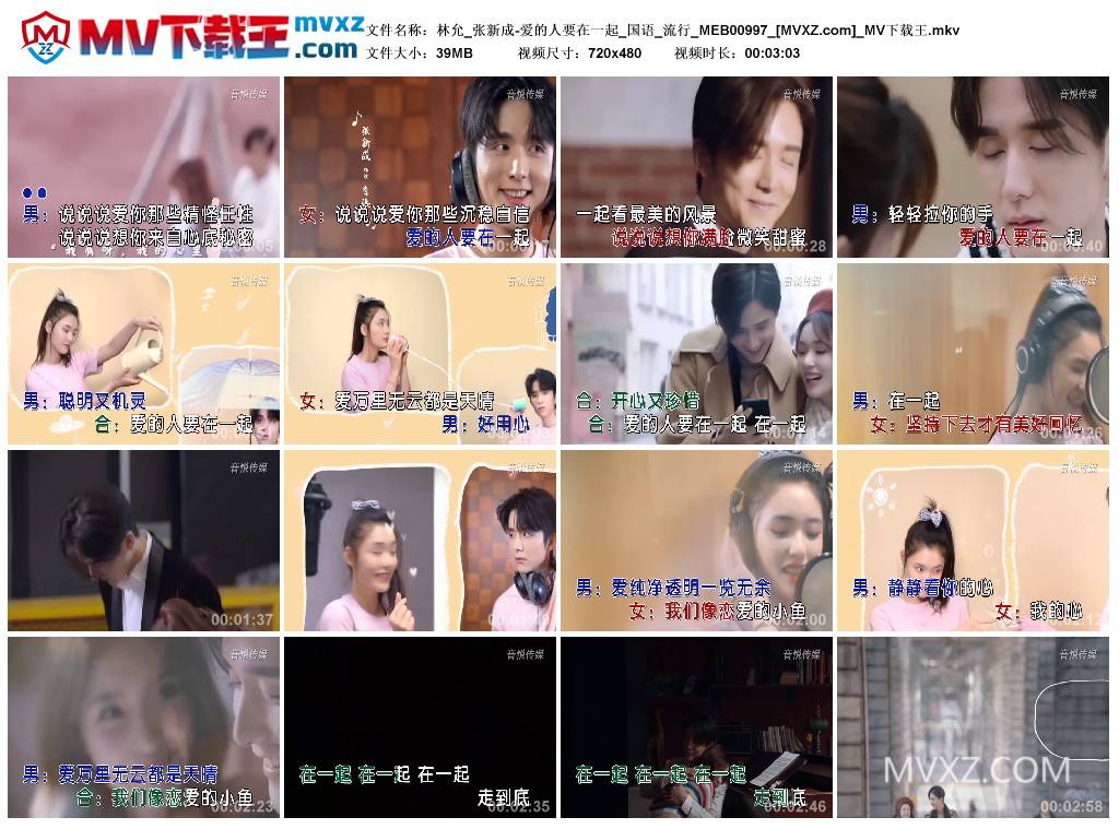 林允_张新成-爱的人要在一起_国语_流行_MEB00997